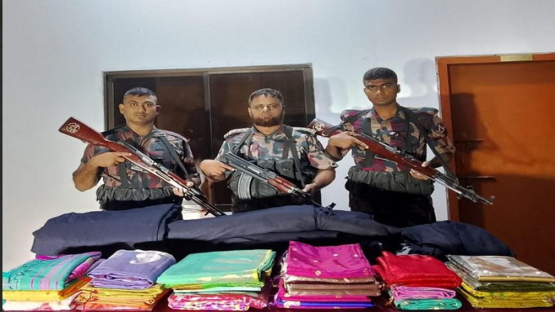 বেনাপোল সীমান্তে বিজিবির অভিযান: ১৫ লাখ টাকার ভারতীয় চোরাচাল